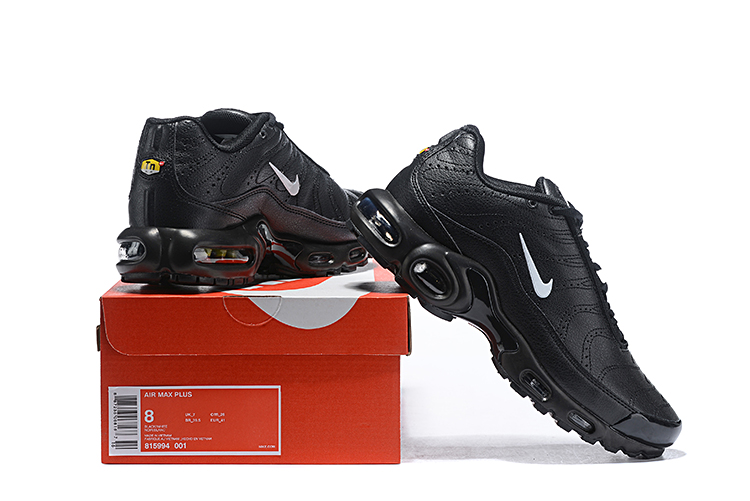 Men Nike Air Max Plus8909 Black White Running Shoes